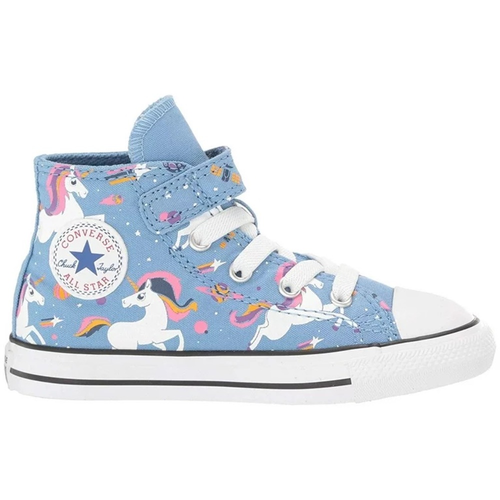 Converse Kids Chuck Taylor All-Star 1V Unicorns Light Blue/White